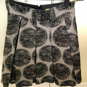 Alice + Olivia black and charcoal grey skirt